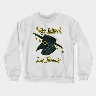 Dark Fab Plague Doctor Crewneck Sweatshirt